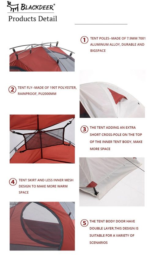 2-3 People Backpacking Tent 6