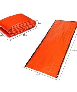 Emergency Camping Thermal Sleeping Bag red