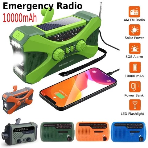 Emergency hand-crank radio 3