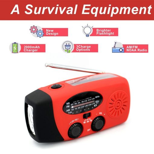 Emergency hand-crank radio 6